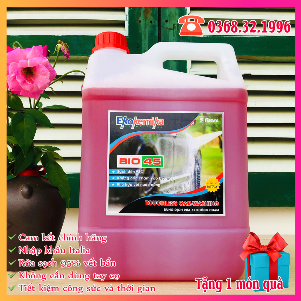 Nước rửa xe không chạm Bio45 - 5L