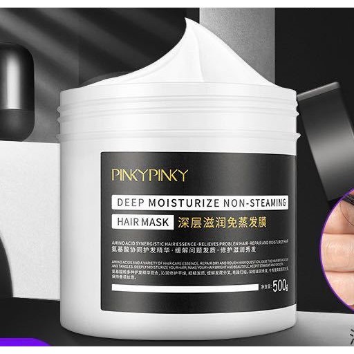 Kem ủ tóc dưỡng tóc siêu mềm mượt PINKY PINKY 500ML
