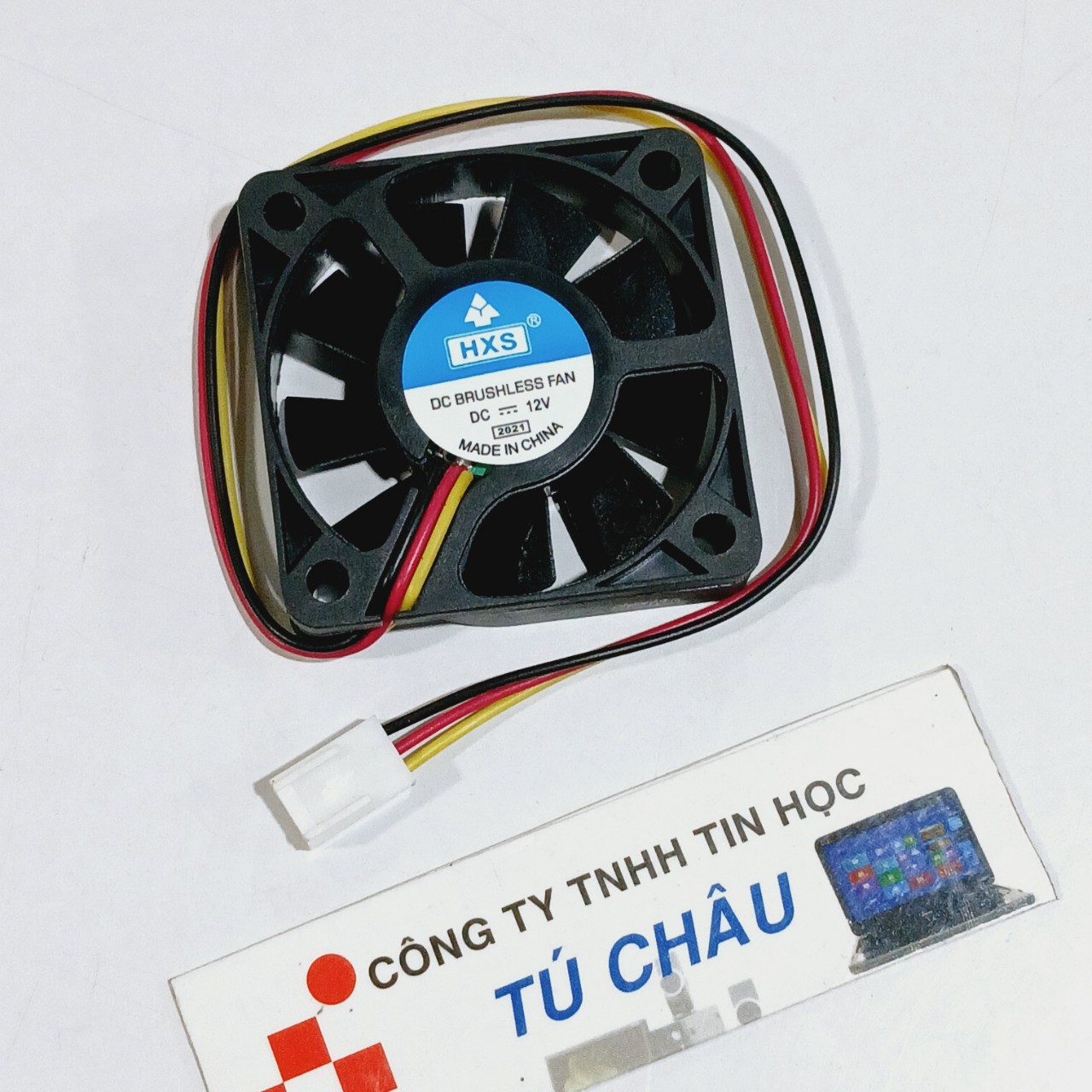 Quạt 5Cm / Dày 1.2Cm - Điện áp DC 12V (Loại 3 dây đầu 3 Pin) NEW