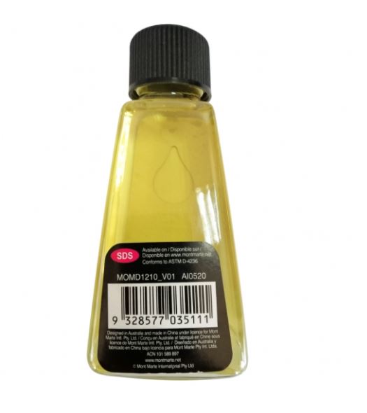 Dung môi làm mỏng sơn dầu, Mont Marte, Amber Thinner, 125ml