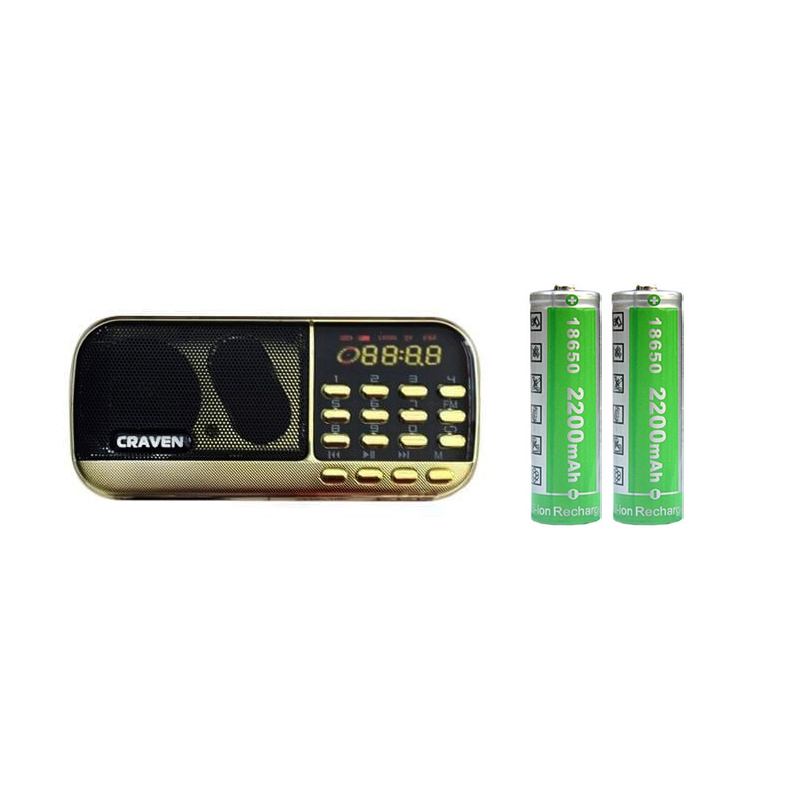 Loa đa năng Craven CR-836s chức năng FM/Thẻ nhớ/USB/Tai nghe/Đèn Pin - dung lượng 4400mah (có thẻ hoặc không thể) Nhất Tín Computer
