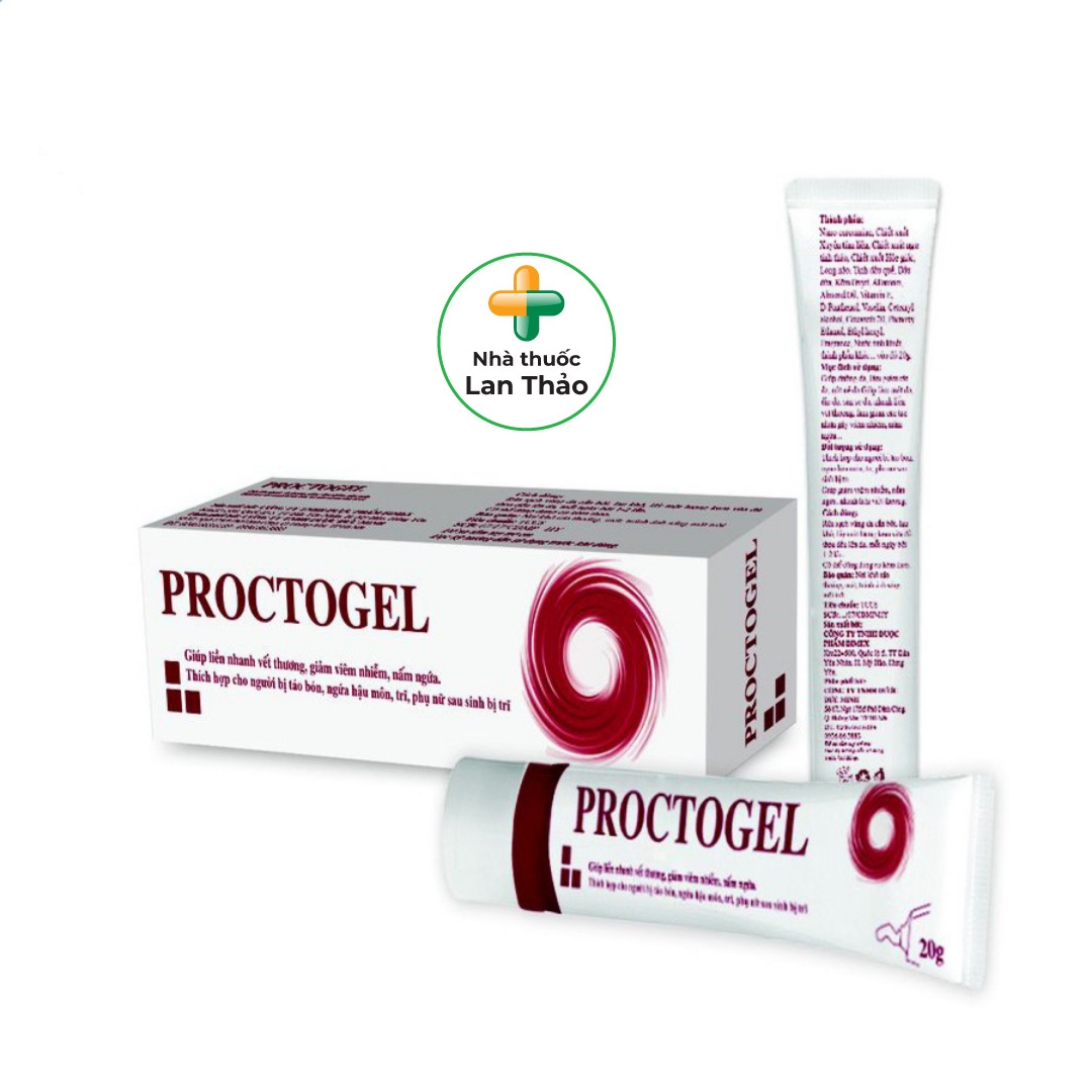 Gel bôi trĩ Proctogel tuýp 20g