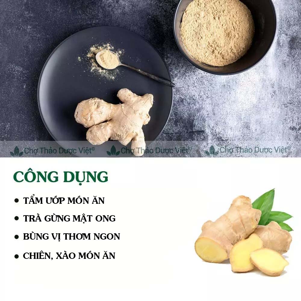 Bột gừng 1kg, nguyên chất, cay, thơm, mịn, gia vị nấu ăn, pha trà, giải cảm, tăng sức đề kháng