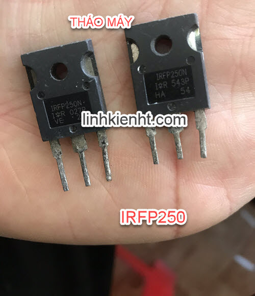 Linh kiện 5 con mosfet irfp250 irfp250n 200v 30a tháo máy