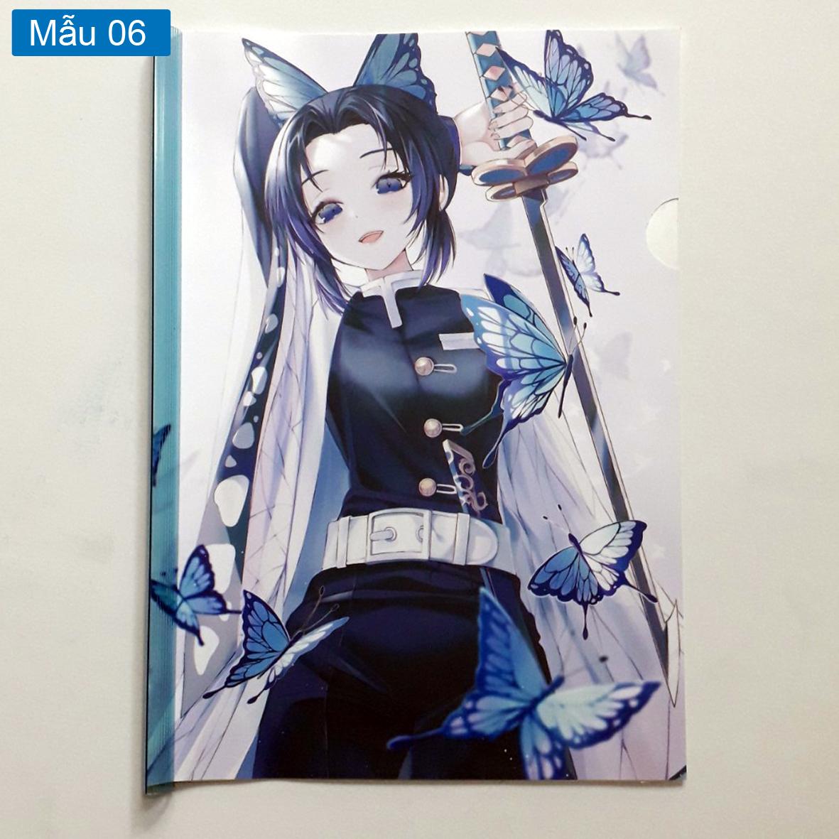 [HCM]Bìa sơ mi/ Bìa kẹp tài liệu anime Kimetsu NO Yaiba/ Thanh Gươm Diệt Quỷ/ Trụ Cột