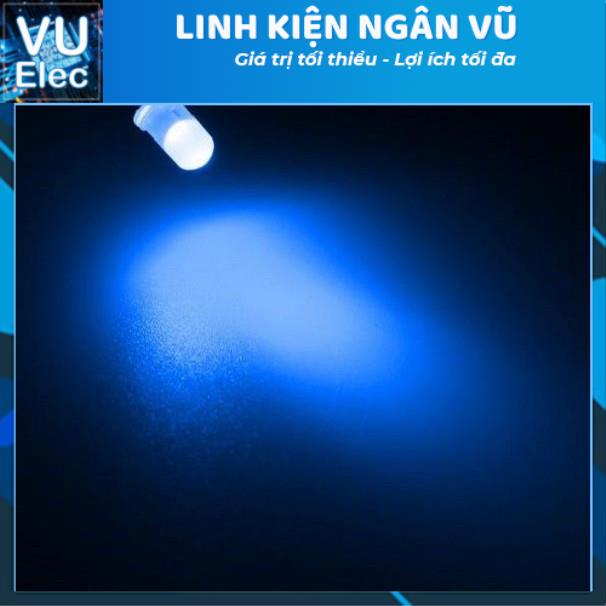 Led 5mm xanh dương đục