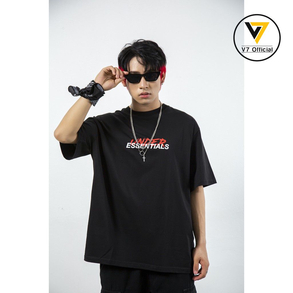 Áo thun UNDER Essentials Tee(V6) - áo unisex dáng rộng-VENDER STORE