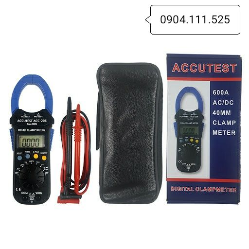 [HCM]Ampe kìm đo dòng AC/DC ACCUTEST ACC-206 (600A)