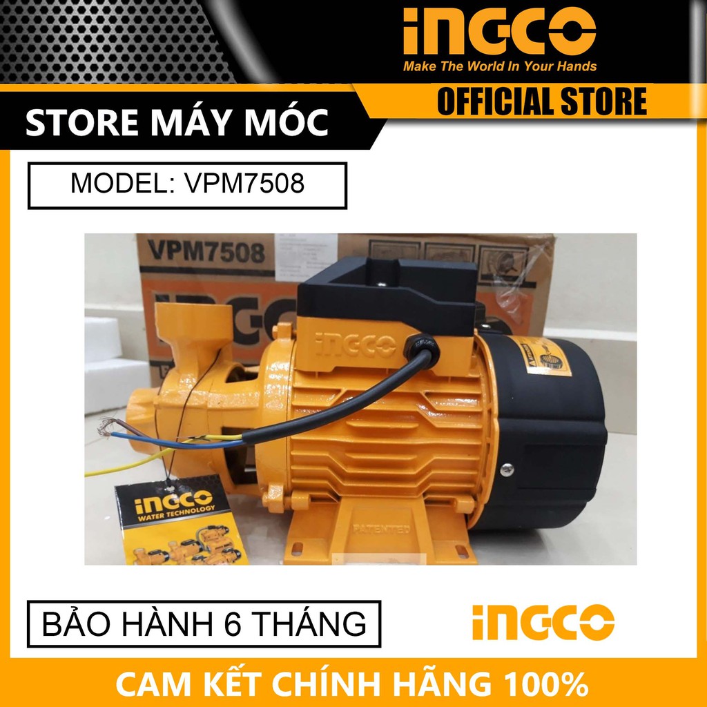 Máy bơm nước 750w ingco vpm7508- hàng chính hãng