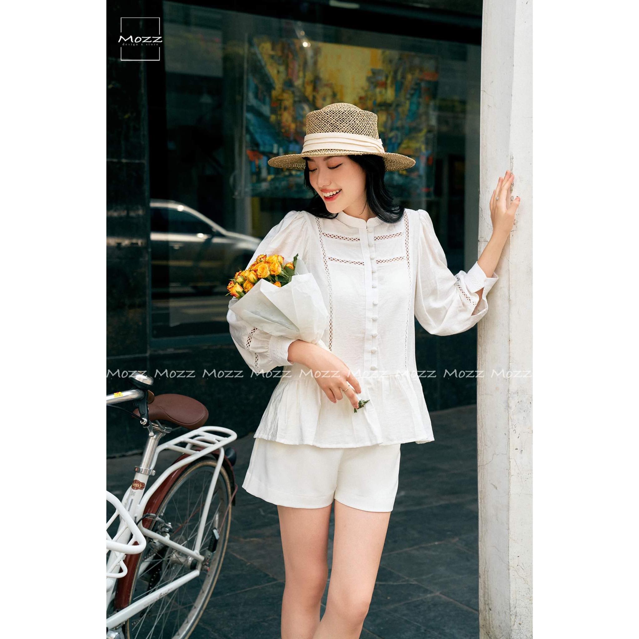 Áo sơ mi babydoll, sơ mi nữ kiểu Mozz