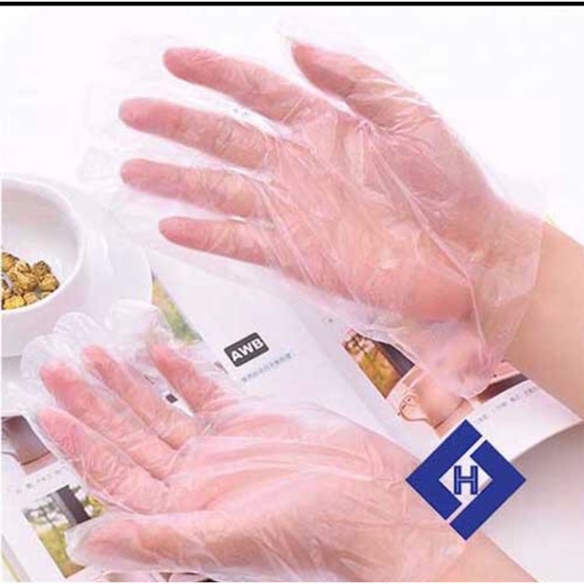 Găng tay nilong loại 1 đủ 100 chiếc