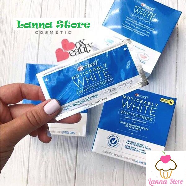 [CHÍNH HÃNG ĐỦ LOẠI] 1 GÓI - Miếng dán trắng răng Crest 3D White - Mỹ (Professional Effects/ Supreme Flexfit/ Glamorous/ 1 hour)