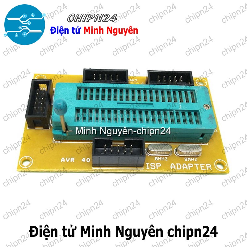 [1 cái] (A25) Đế ISP nạp 89S AVR - Adapter ISP