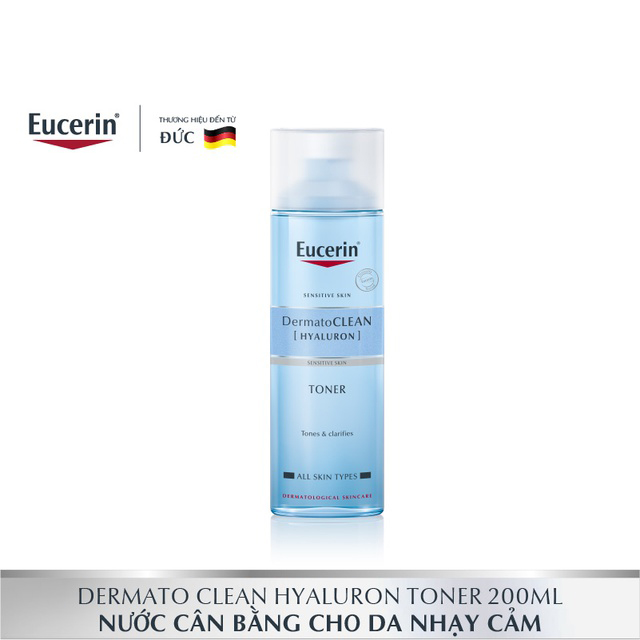 Nước Cân Bằng Eucerin Cho Da Nhạy Cảm Eucerin DermatoCLEAN HYALURON Toner 200ml