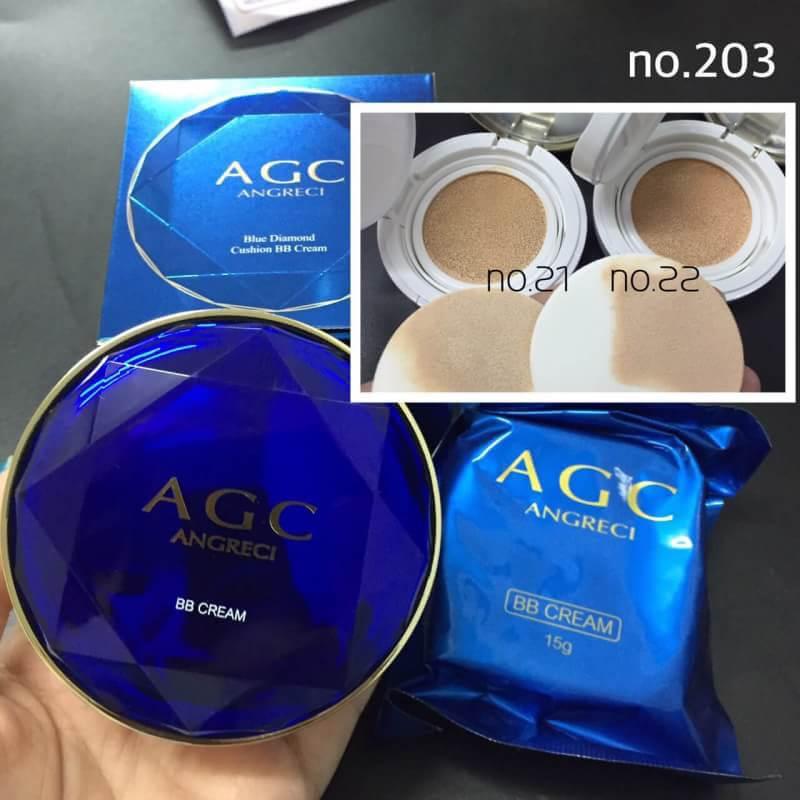 Phấn tươi AGC Cushion BB Cream Blue Dimond (Tặng kèm lõi)