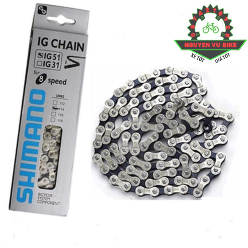 Xích sên xe đạp Shimano 6,7,8 Speed