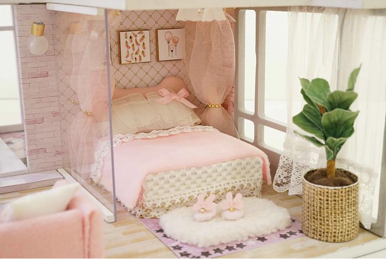 Bộ mô hình lắp ghép DIY- Căn phòng búp bê H-016