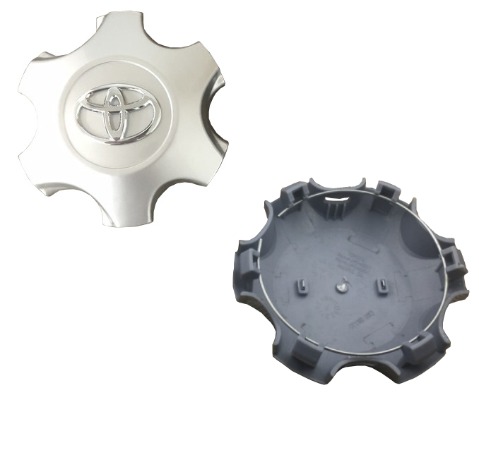 Logo chụp mâm, ốp lazang bánh xe ô tô Toyota Fortuner và Toyota Hilux, chất liệu nhựa ABS cao cấp