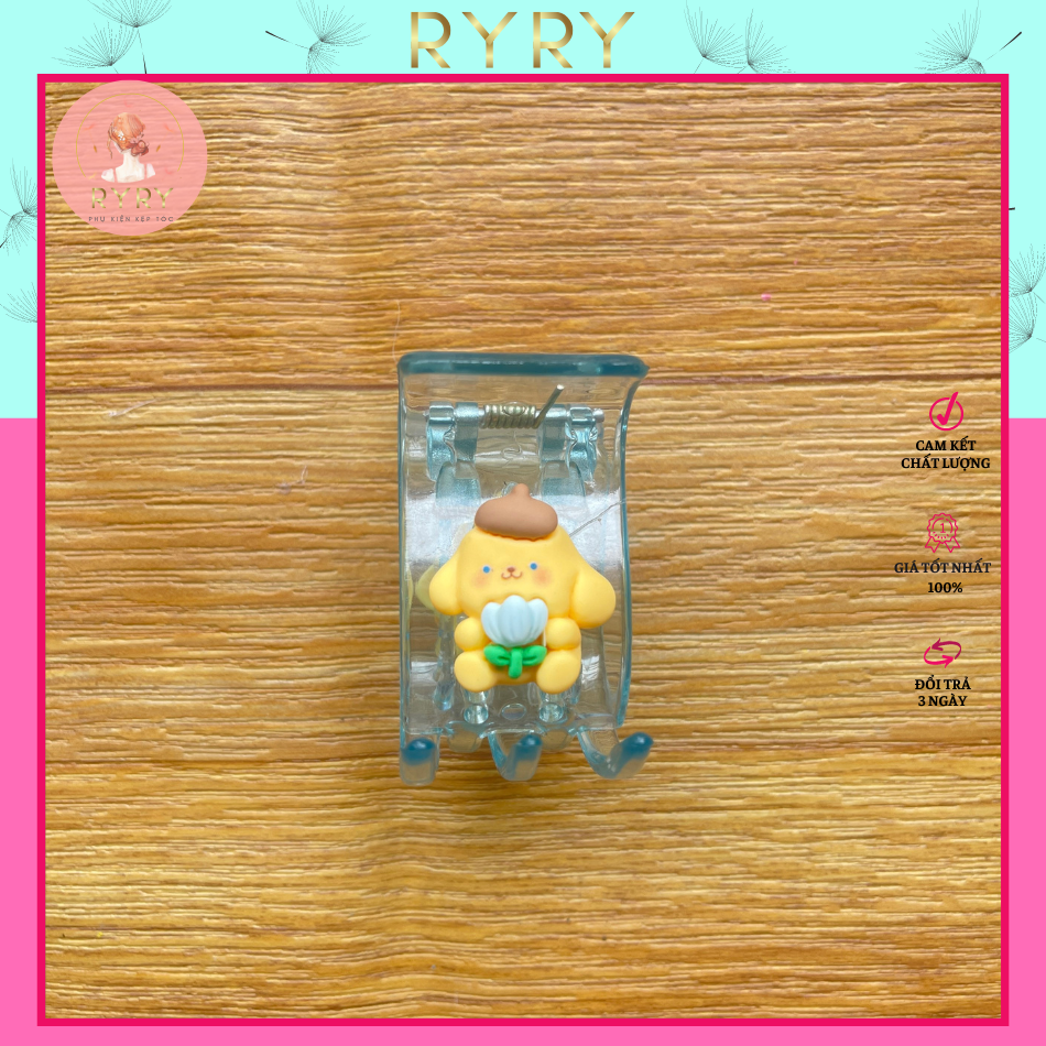Kẹp Tóc Càng Cua 5 Răng Hoạt Hình Siêu Cute