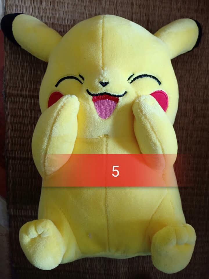 [HCM]Thú bông Pokemon - Pikachu dáng ngồi