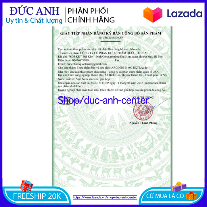 Bổ gan Arginine B - 400 mát gan giải độc gan tăng cường chức năng gan - Hộp 60 viên