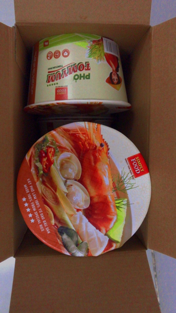 Phở tô vị Tomyum  (9 tô/thùng) - Tomyum Pho (9 bowl per box)