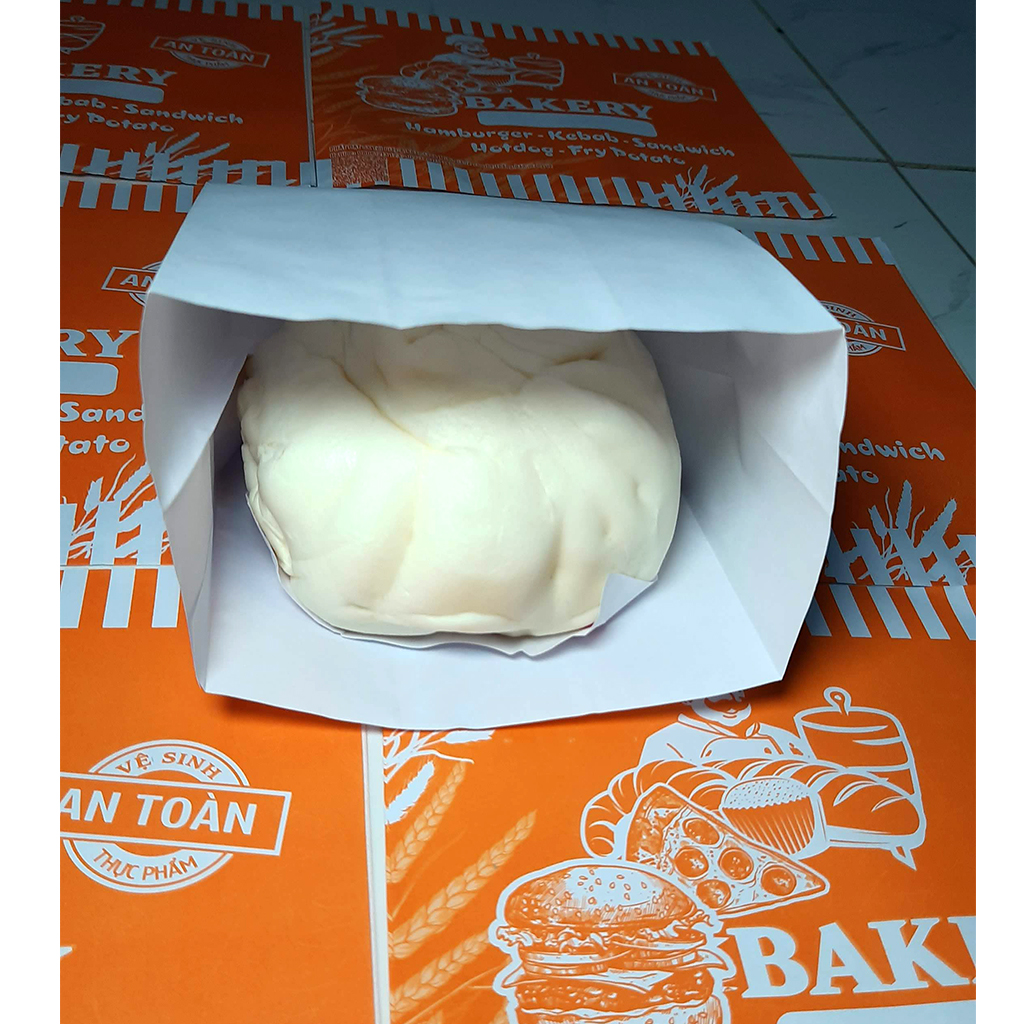 Túi giấy đựng Bánh Bao, Hamburger, Gà Rán 100 Cái