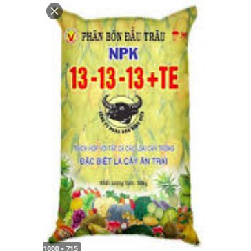 Combo 2 Loại Phân Lân Super Phân Npk Đầu Trâu 13 13 13 Te