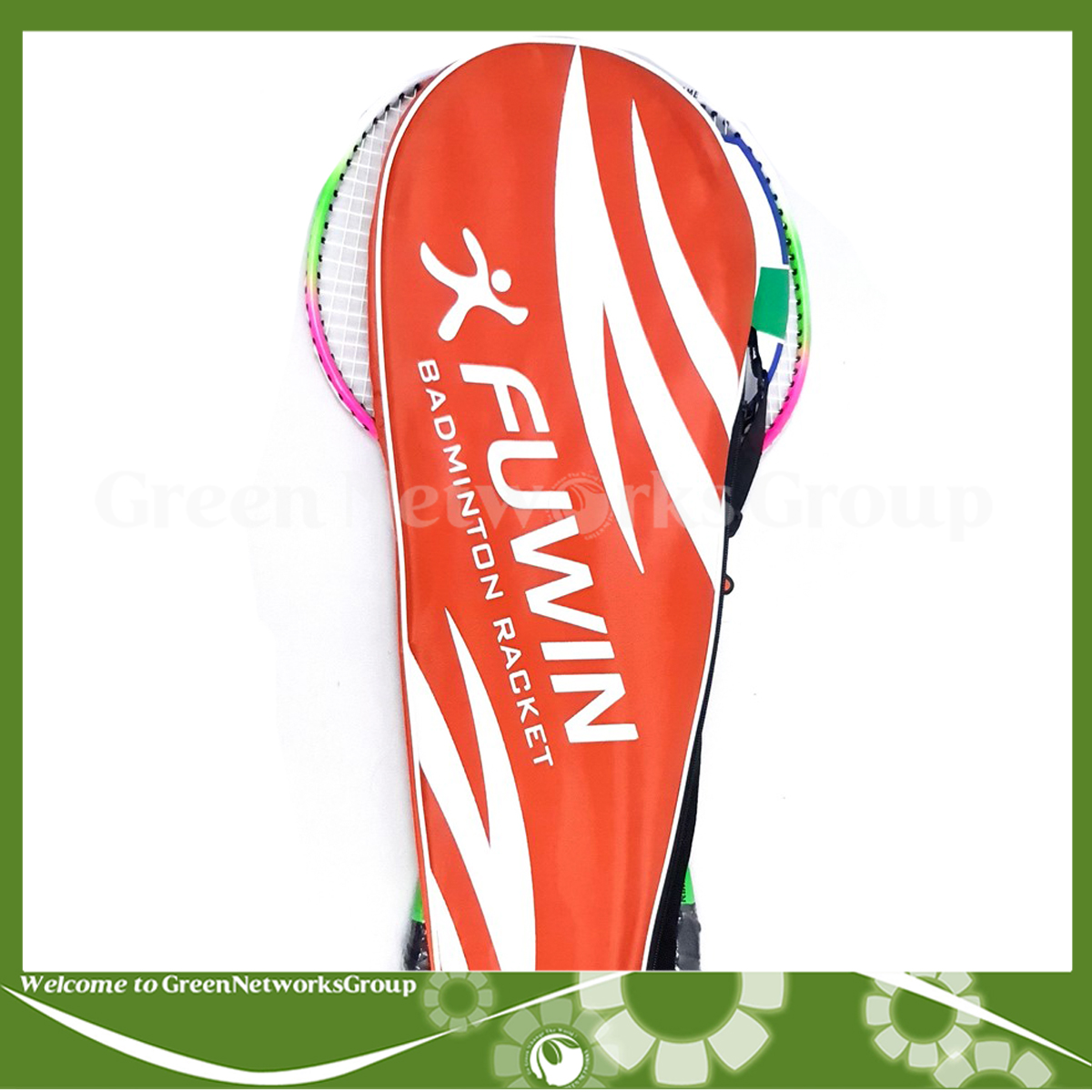 [HCM]Vợt cầu lông Fuwin 6975 BADMINTON RACKET ( 1 Cặp ) Greennetworks
