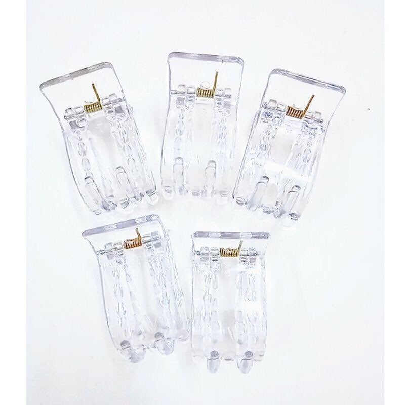 SET 12 KẸP TÓC CÀNG CUA TRONG SUỐT (COMBO 12 Chiếc)