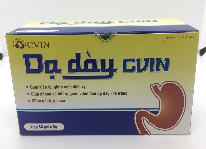 Dạ dày CVIN - Giúp phòng và hỗ trợ giảm viêm đau dạ dày - tá tràng