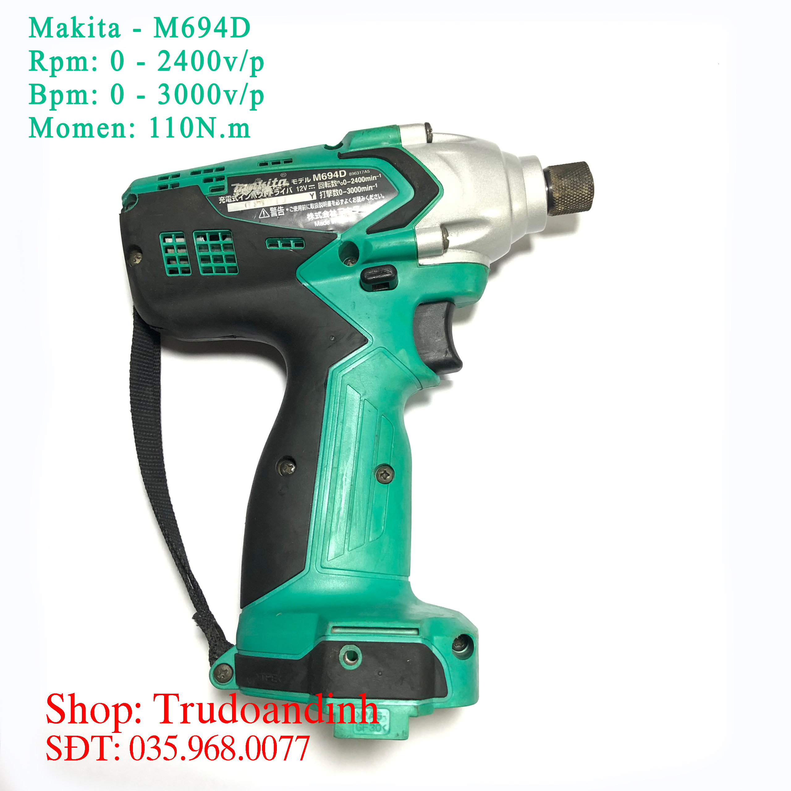 Máy bắn vít Makita 12v - M694D