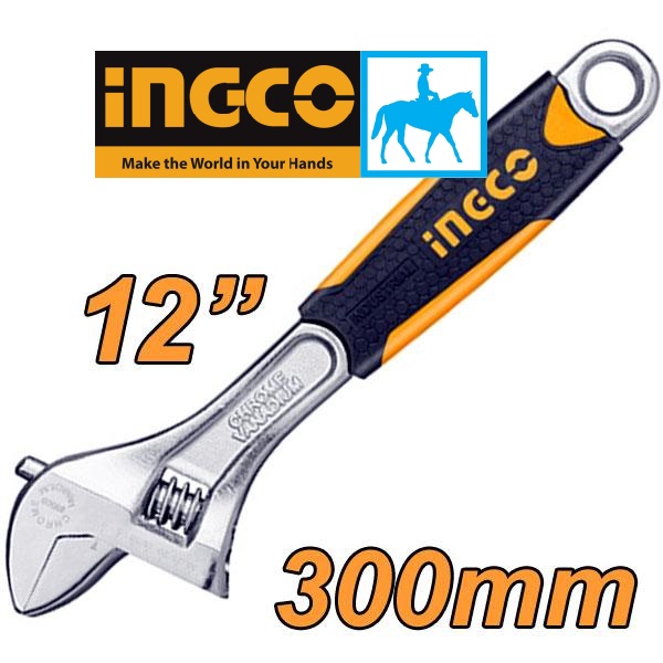 Cờ Lê Mỏ lết 12inch 300mm INGCO TOTAL HADW131128