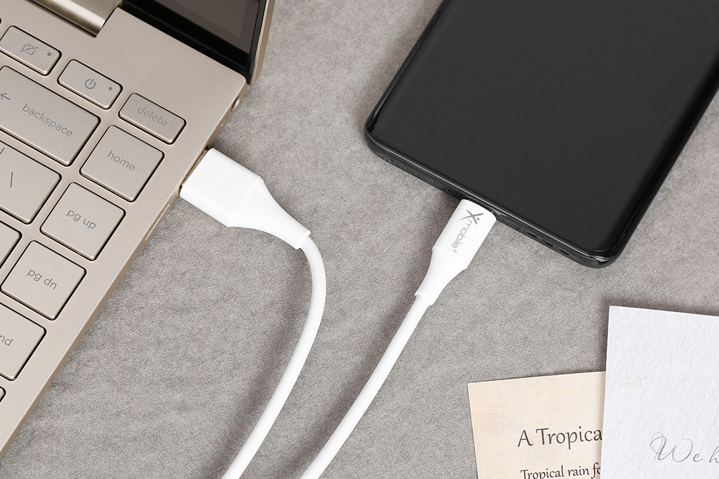 Cáp Type C 1m Xmobile TC27-1000 Trắng