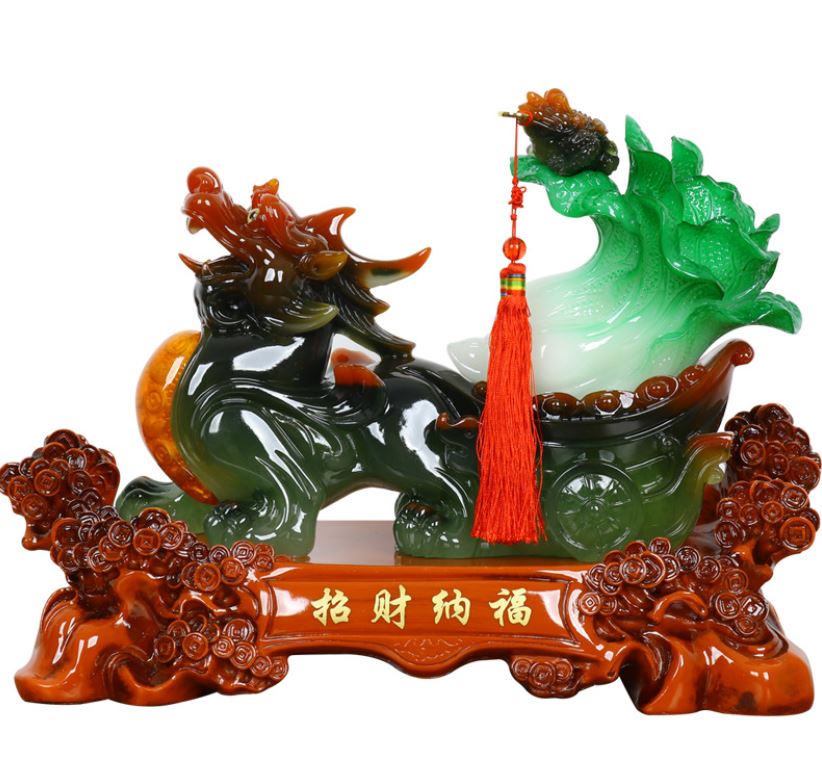 Tỳ hưu phong thủy kéo bắp cải