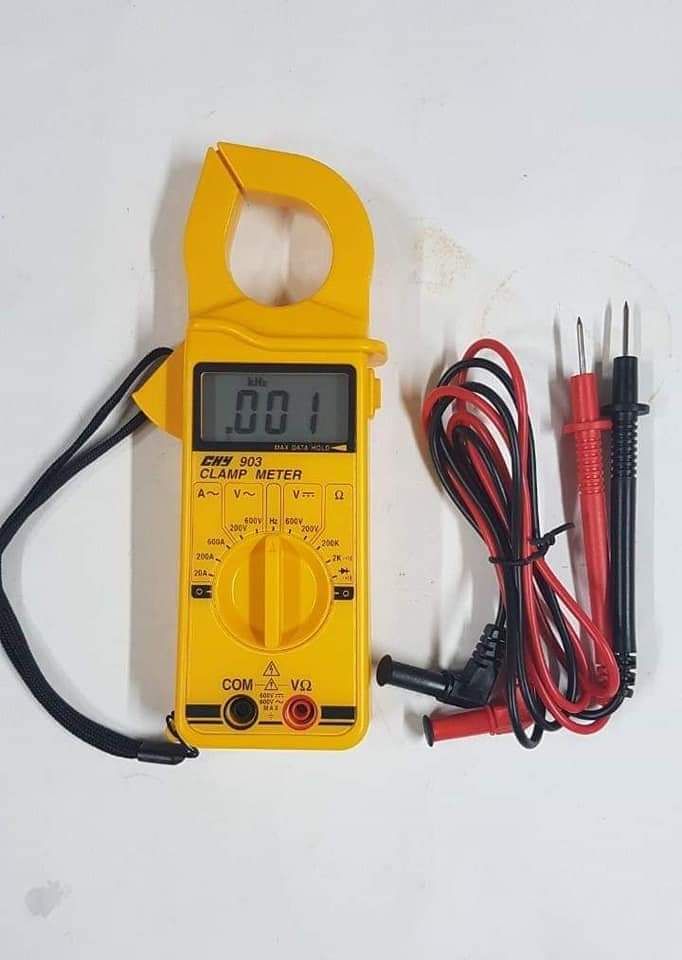 Ampe kìm đo dòng AC CHY-903 (600A), đo điện áp, điện trở, điốt, thông mạch, tần số