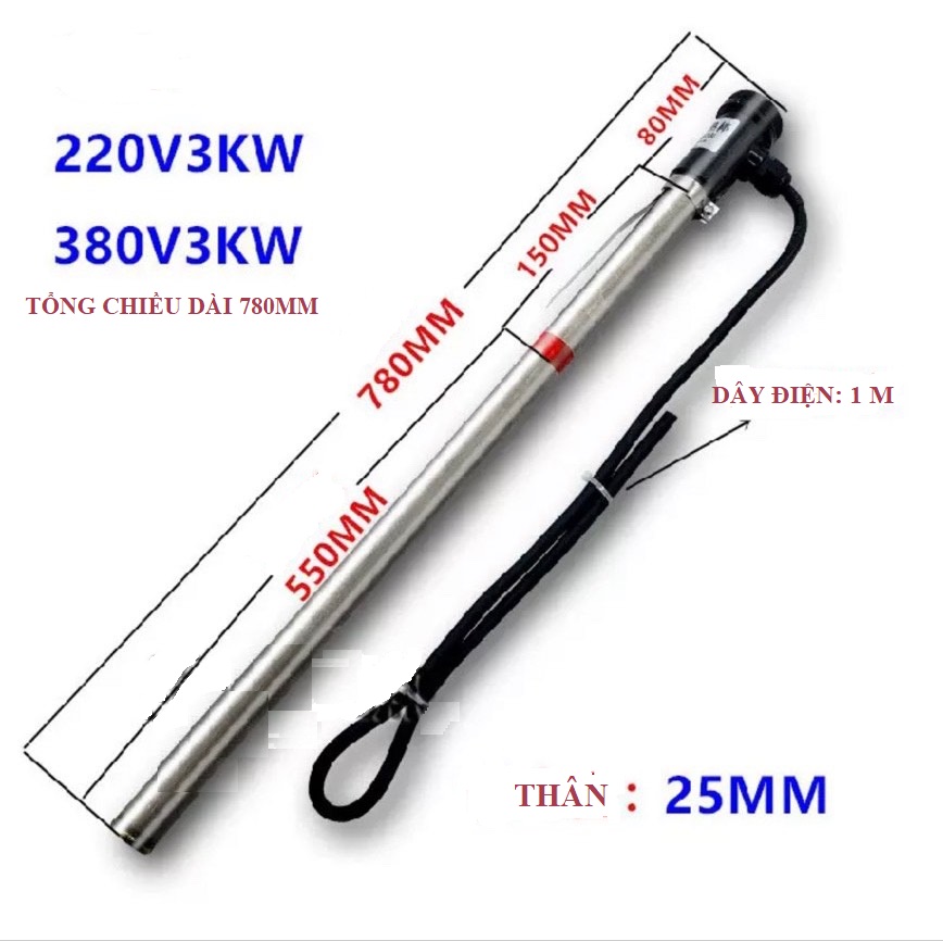 Cây gia nhiệt titan