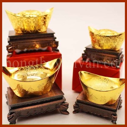 Thỏi vàng Tài Lộc Có Đế(Đặc 5-7cm)