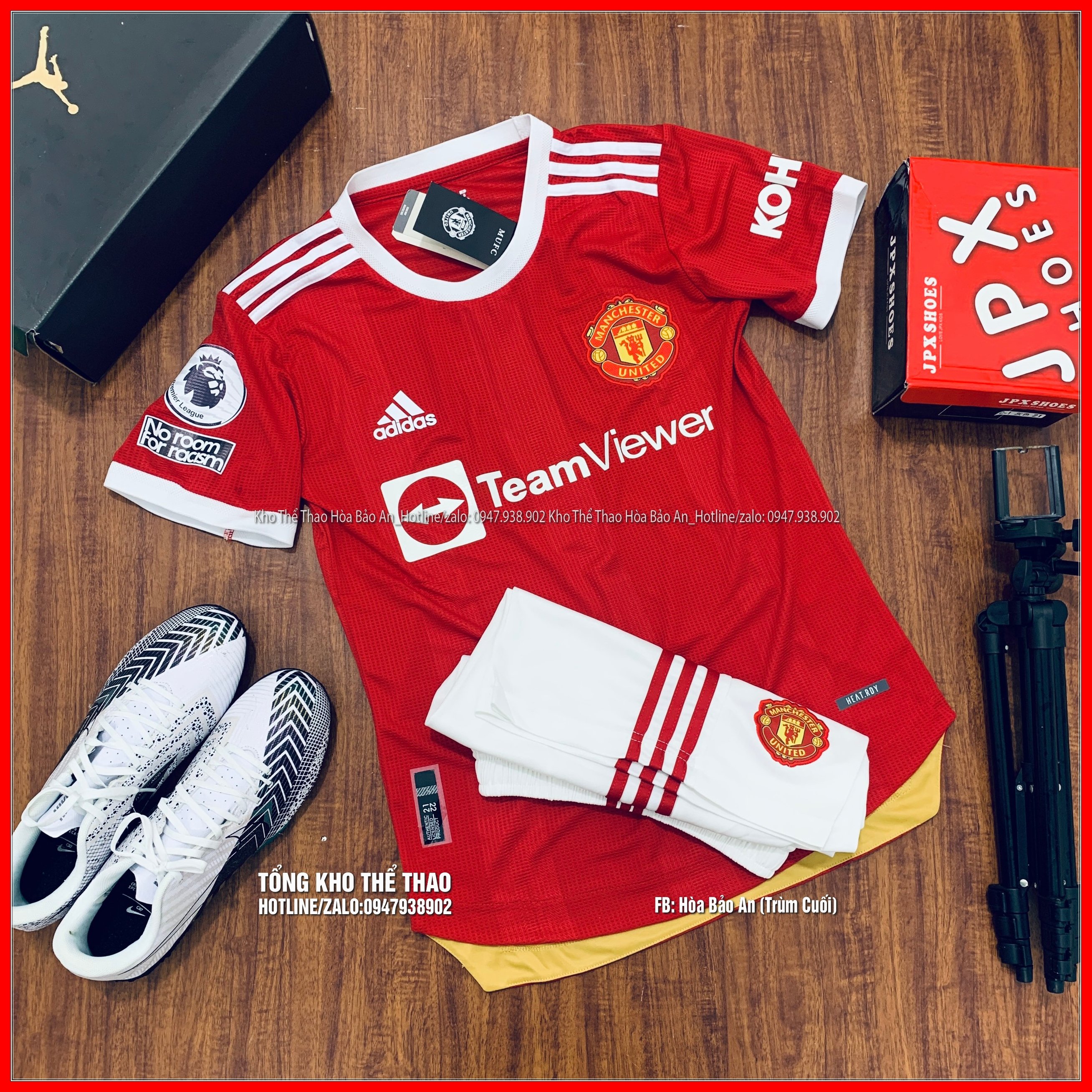 BỘ QUẦN ÁO BÓNG ĐÁ CLB MANCHESTER CAO CẤP 2022
