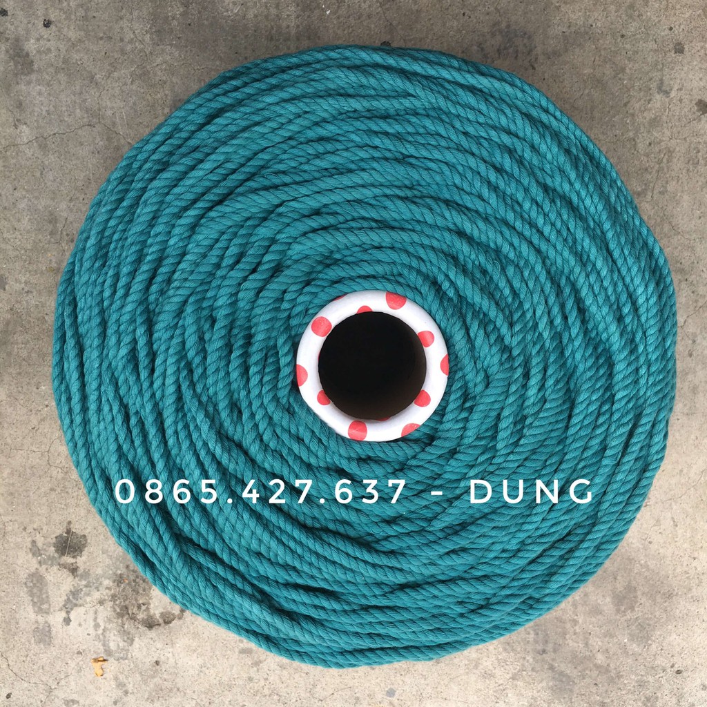 [HCM]0.5kg dây thừng macrame màu 5mm - Macrame Colour VietNam