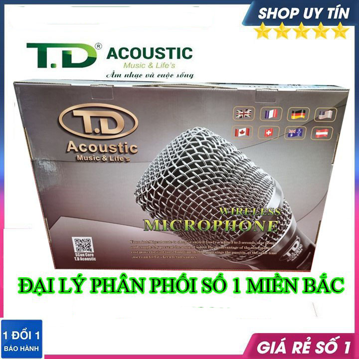 Micro không dây TD Acoustic M-18 hàng hãng