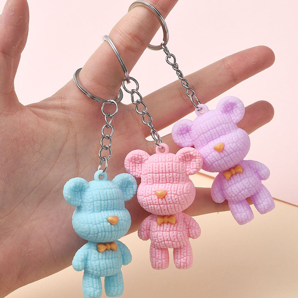 Móc khóa gấu Bear Brick đẹp MK39
