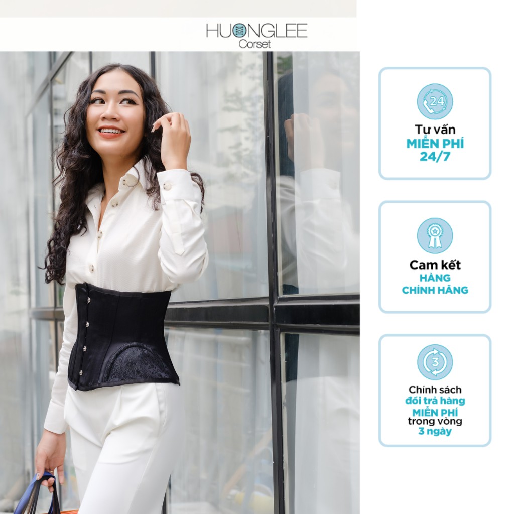HUONGLEE Corset Đai giảm eo Corset Cúp Hông
