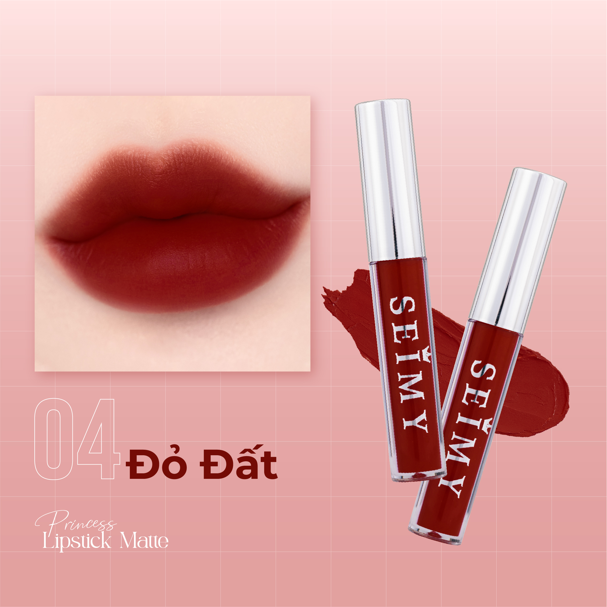 Son kem Seimy Princess Lipstick Matte 6.5ml