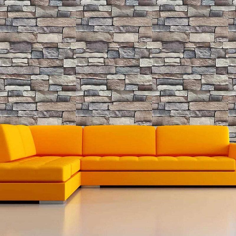 Cuộn 10Met giấy dán tường Giả Đá (khổ 10met x 0.45met) - Bách Hóa Susu
