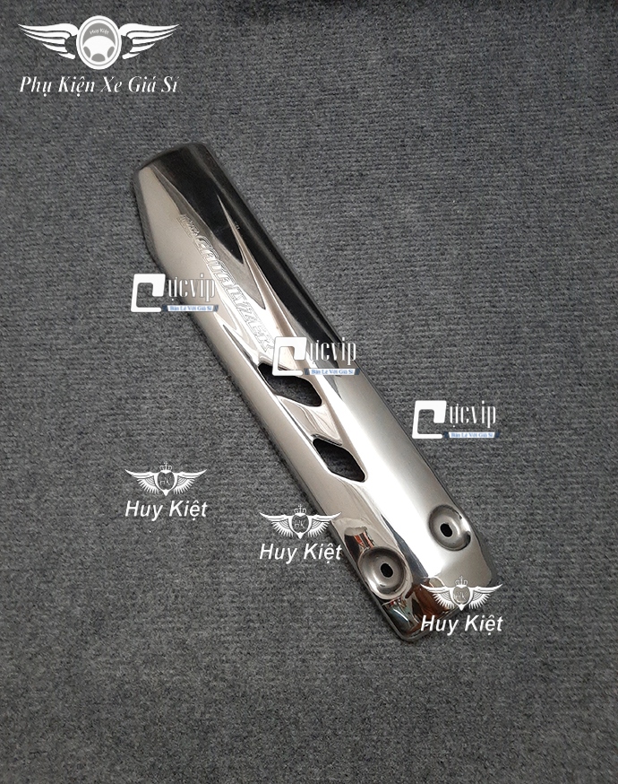 Ốp Che Pô Exciter 2010 (2008 - 2010) Inox 304 MS1655