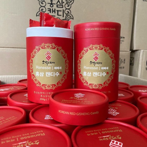 Kẹo sâm kẹo hồng sâm không đường 365 hàn quốc túi 500gr thenewlife0909