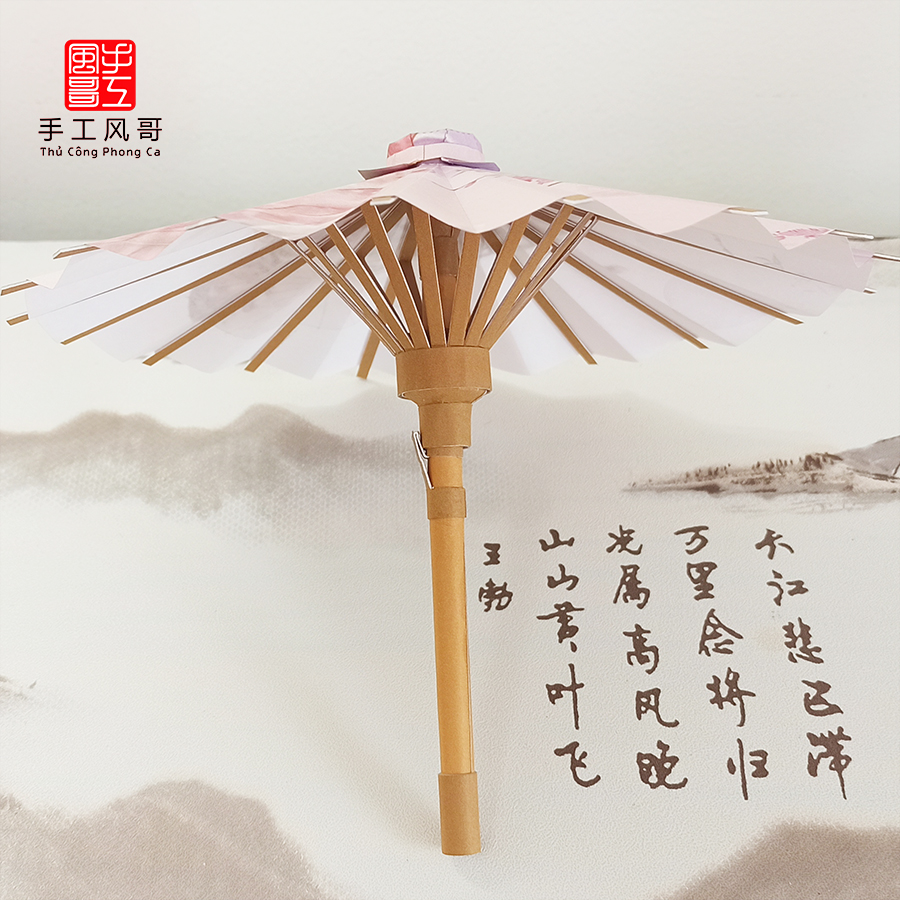 Dù giấy cổ trang mini - Dù giấy Trung Hoa
