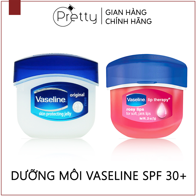 Dưỡng môi VASELINE 7g, hạn chế khô da, tăng độ ẩm, quyến rũ cho đôi môi giá rẻ