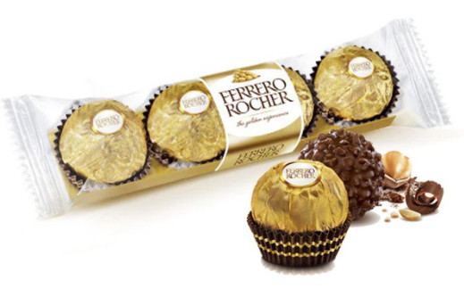 Thanh Sôcôla Ferrero Rocher 3 viên